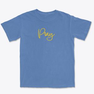 Pray Montana Freestyle Premium Heavyweight T-shirt