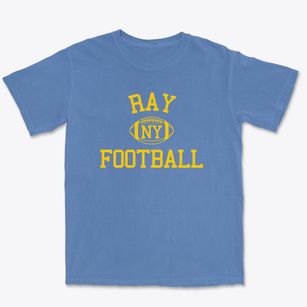 Ray New York Football Premium Heavyweight T-shirt