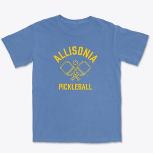 Allisonia Virginia Pickleball Premium Heavyweight T-shirt