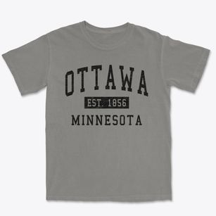 Ottawa Minnesota Classic Established Premium Heavyweight T-shirt