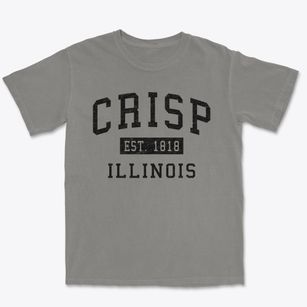 Crisp Illinois Classic Established Premium Heavyweight T-shirt