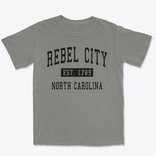 Rebel City North Carolina Classic Established Premium Heavyweight T-shirt