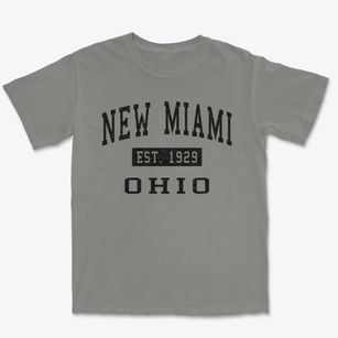 New Miami Ohio Classic Established Premium Heavyweight T-shirt