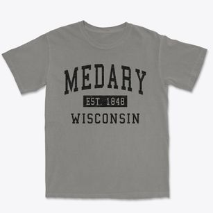 Medary Wisconsin Classic Established Premium Heavyweight T-shirt