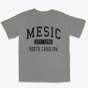Mesic North Carolina Classic Established Premium Heavyweight T-shirt
