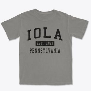 Iola Pennsylvania Classic Established Premium Heavyweight T-shirt