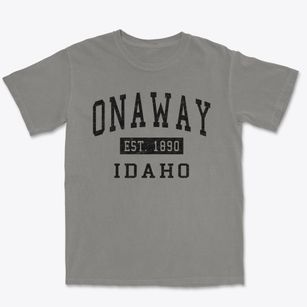 Onaway Idaho Classic Established Premium Heavyweight T-shirt