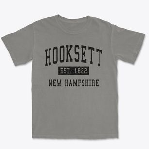 Hooksett New Hampshire Classic Established Premium Heavyweight T-shirt