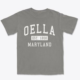 Oella Maryland Classic Established Premium Heavyweight T-shirt