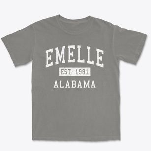 Emelle Alabama Classic Established Premium Heavyweight T-shirt