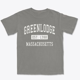 Greenlodge Massachusetts Classic Established Premium Heavyweight T-shirt