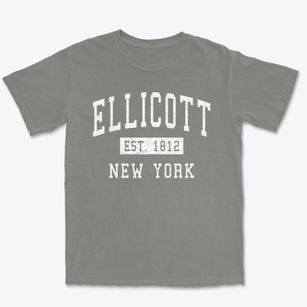 Ellicott New York Classic Established Premium Heavyweight T-shirt