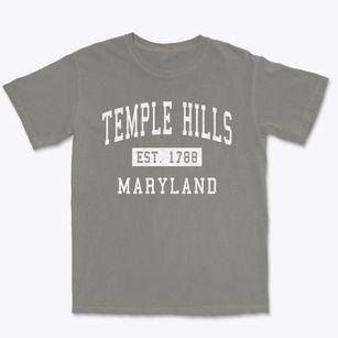 Temple Hills Maryland Classic Established Premium Heavyweight T-shirt