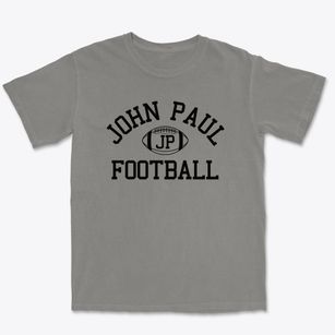 Saint John Paul The Great Catholic High School Classic Football Premium Heavyweight T-shirt