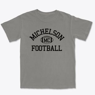 Michelson Continuation High School Classic Football Premium Heavyweight T-shirt