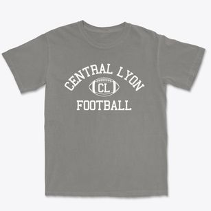 Central Lyon High School Classic Football Premium Heavyweight T-shirt