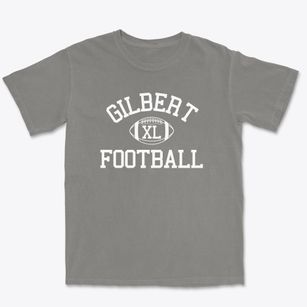 Gilbert Intermediate School Classic Football Premium Heavyweight T-shirt