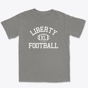 Liberty High School Classic Football Premium Heavyweight T-shirt