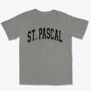 Saint Pascal School Varsity Arch Premium Heavyweight T-shirt