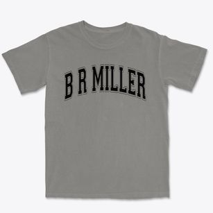 B R Miller Junior High School Varsity Arch Premium Heavyweight T-shirt