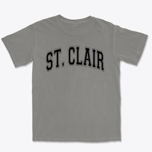 Saint Clair Elementary School Varsity Arch Premium Heavyweight T-shirt