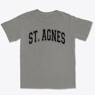 Saint Agnes School Varsity Arch Premium Heavyweight T-shirt