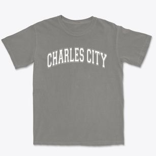 Charles City Middle School Varsity Arch Premium Heavyweight T-shirt