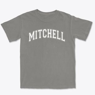 Mitchell High School Varsity Arch Premium Heavyweight T-shirt
