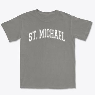 Saint Michael School Varsity Arch Premium Heavyweight T-shirt