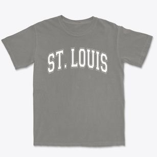 Saint Louis King Of France School Varsity Arch Premium Heavyweight T-shirt