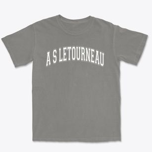 A S Letourneau Elementary School Varsity Arch Premium Heavyweight T-shirt