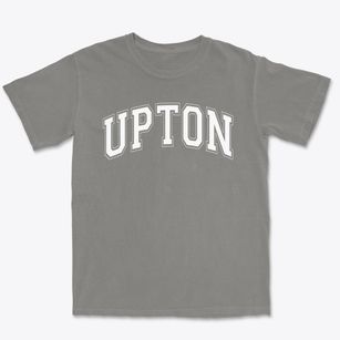 Upton Elementary School Varsity Arch Premium Heavyweight T-shirt