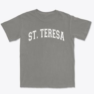 Saint Teresa Preschool Kindergarten Varsity Arch Premium Heavyweight T-shirt