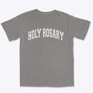Holy Rosary School Varsity Arch Premium Heavyweight T-shirt