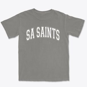 Sa Saints Varsity Arch Premium Heavyweight T-shirt