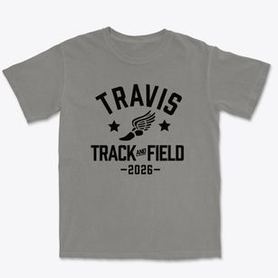 Travis Elementary School Track and Field Premium Heavyweight T-shirt