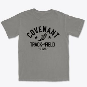 Covenant Christian Academy Track and Field Premium Heavyweight T-shirt