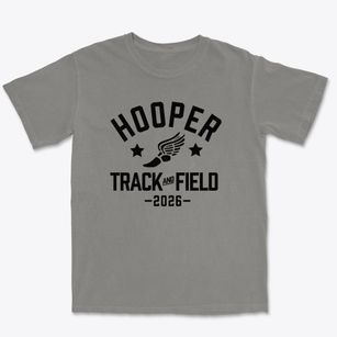 Hooper Elementary School Track and Field Premium Heavyweight T-shirt