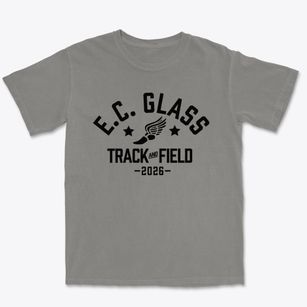 E.c. Glass High School Track and Field Premium Heavyweight T-shirt