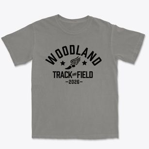 Woodland Academy Track and Field Premium Heavyweight T-shirt