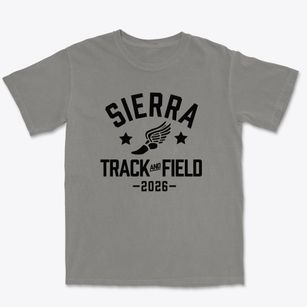 Sierra Intermediate School Track and Field Premium Heavyweight T-shirt