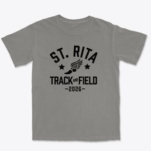 St. Rita School Track and Field Premium Heavyweight T-shirt