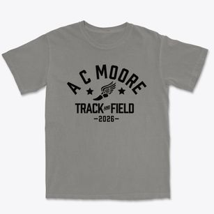 A C Moore Elementary School Track and Field Premium Heavyweight T-shirt