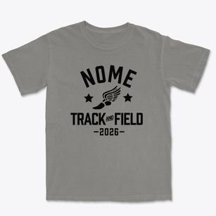 Nome Elementary School Track and Field Premium Heavyweight T-shirt