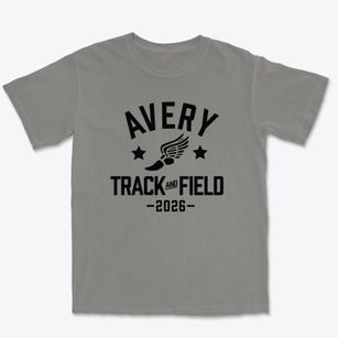 Avery Elementary School Track and Field Premium Heavyweight T-shirt