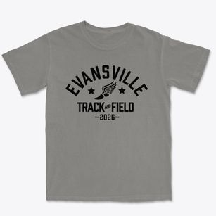 Evansville Attendance Center Track and Field Premium Heavyweight T-shirt