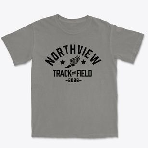 Northview Middle School Track and Field Premium Heavyweight T-shirt
