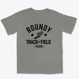 Roundy Elementary School Track and Field Premium Heavyweight T-shirt
