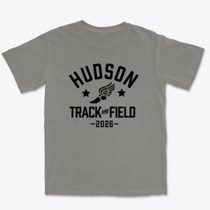 Hudson Community School Track and Field Premium Heavyweight T-shirt