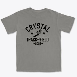 Crystal Elementary School Track and Field Premium Heavyweight T-shirt